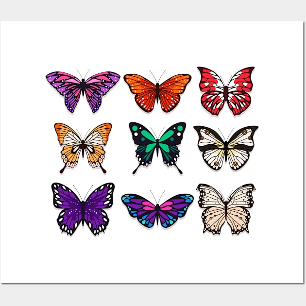 Butterflies Wall Art by chelbi_mar